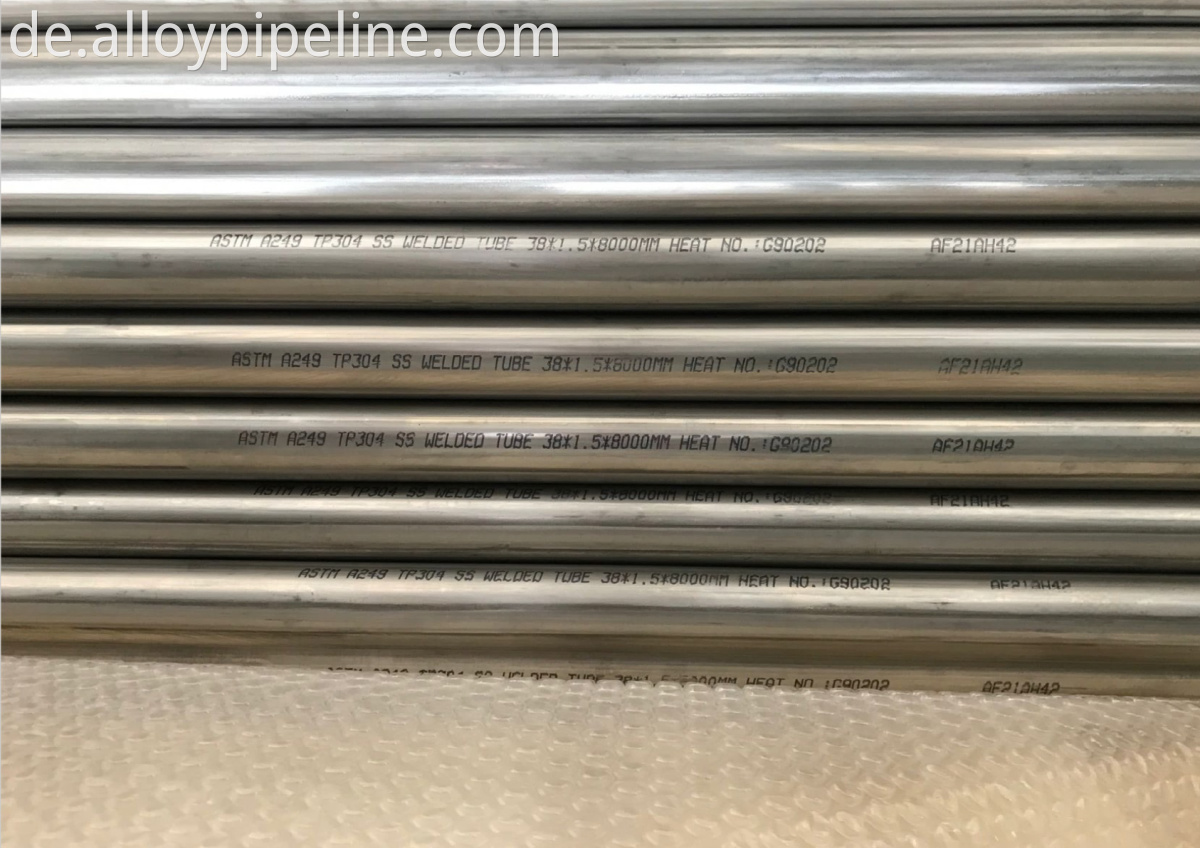 A249 TP304 WELDED TUBE